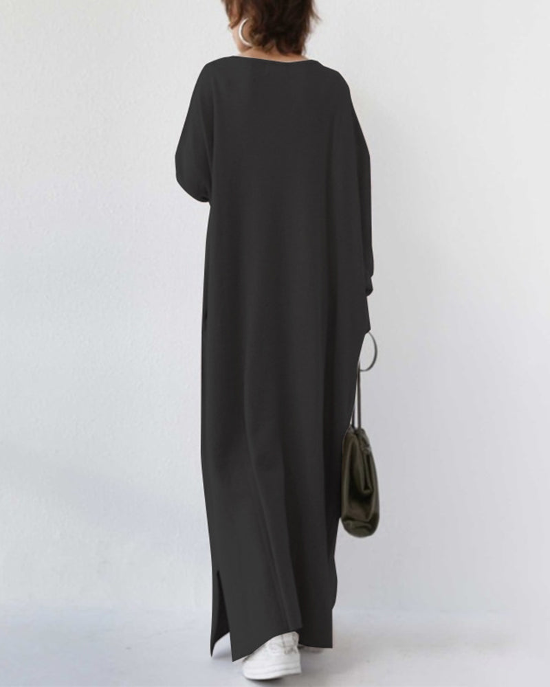 Vera® | Elegantes Langarmkleid mit V-Ausschnitt