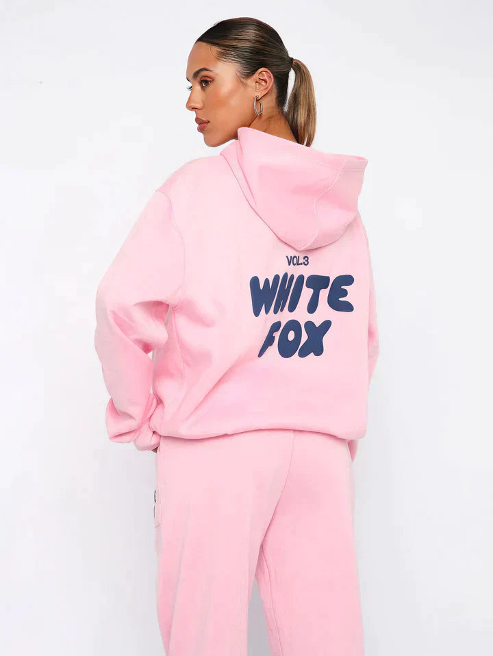 ErnestiKapuzenpullover Set für Damen mit modernem Rückendetailna