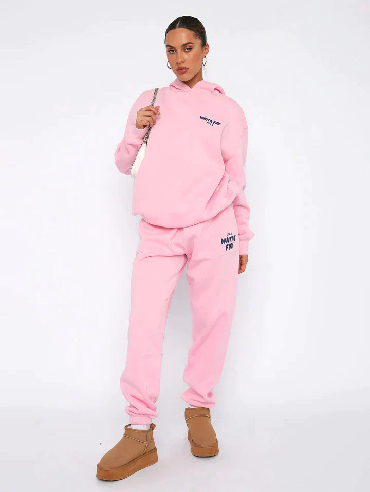 ErnestiKapuzenpullover Set für Damen mit modernem Rückendetailna