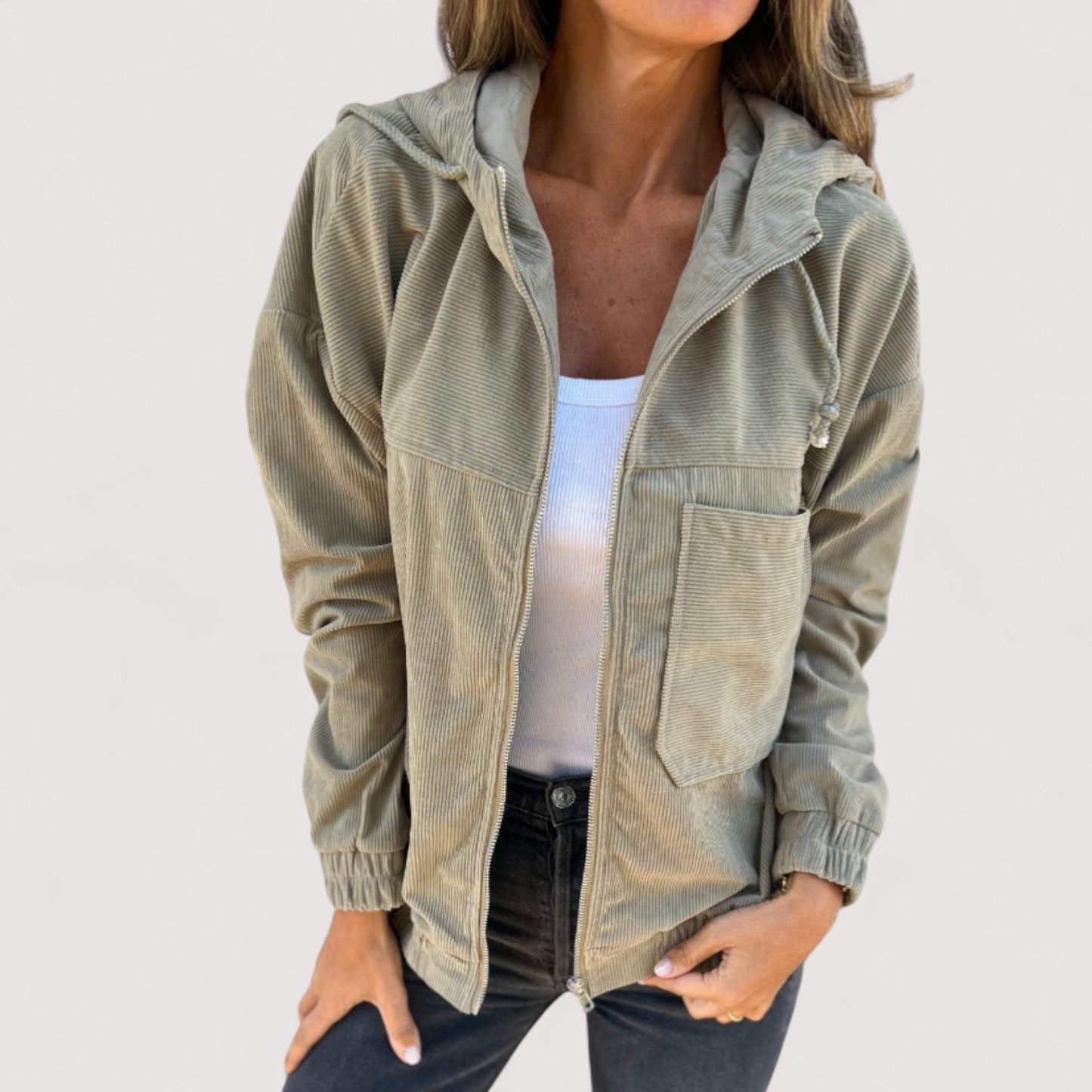 Vera | Marta - Cord-Kapuzenjacke