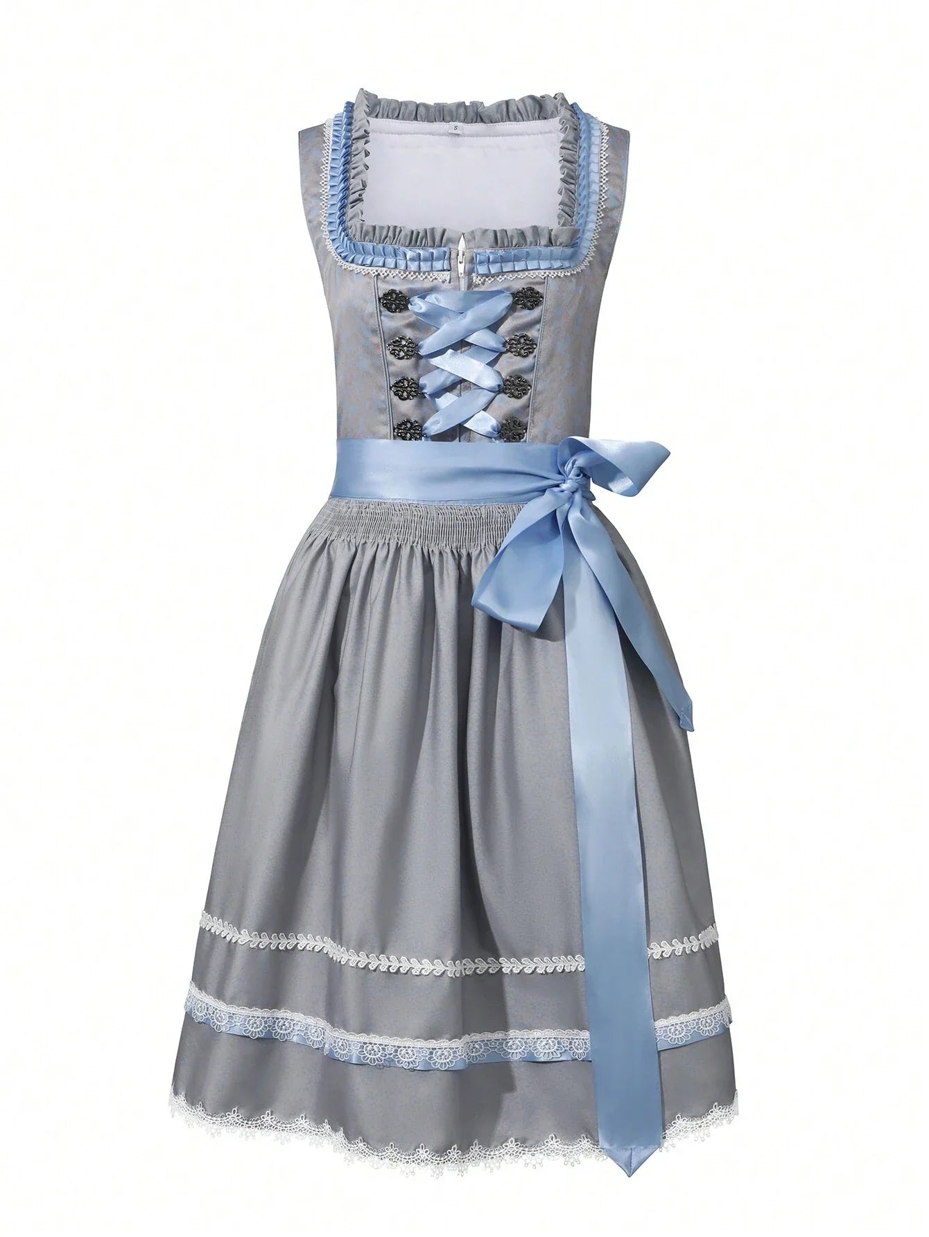 Sets für das Oktoberfest in traditionellem Stil mit Dirndl