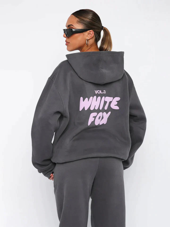 ErnestiKapuzenpullover Set für Damen mit modernem Rückendetailna