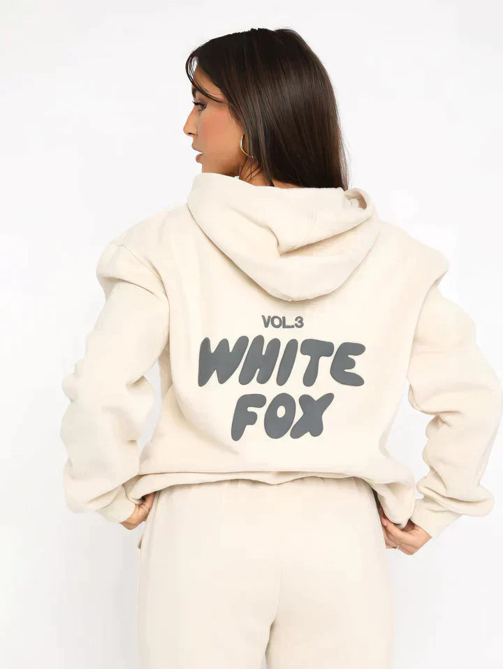 ErnestiKapuzenpullover Set für Damen mit modernem Rückendetailna