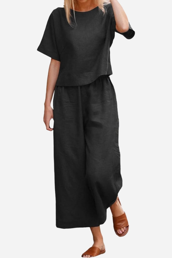 Zweiteiliges Set für Damen in modernem und lässigem Stil