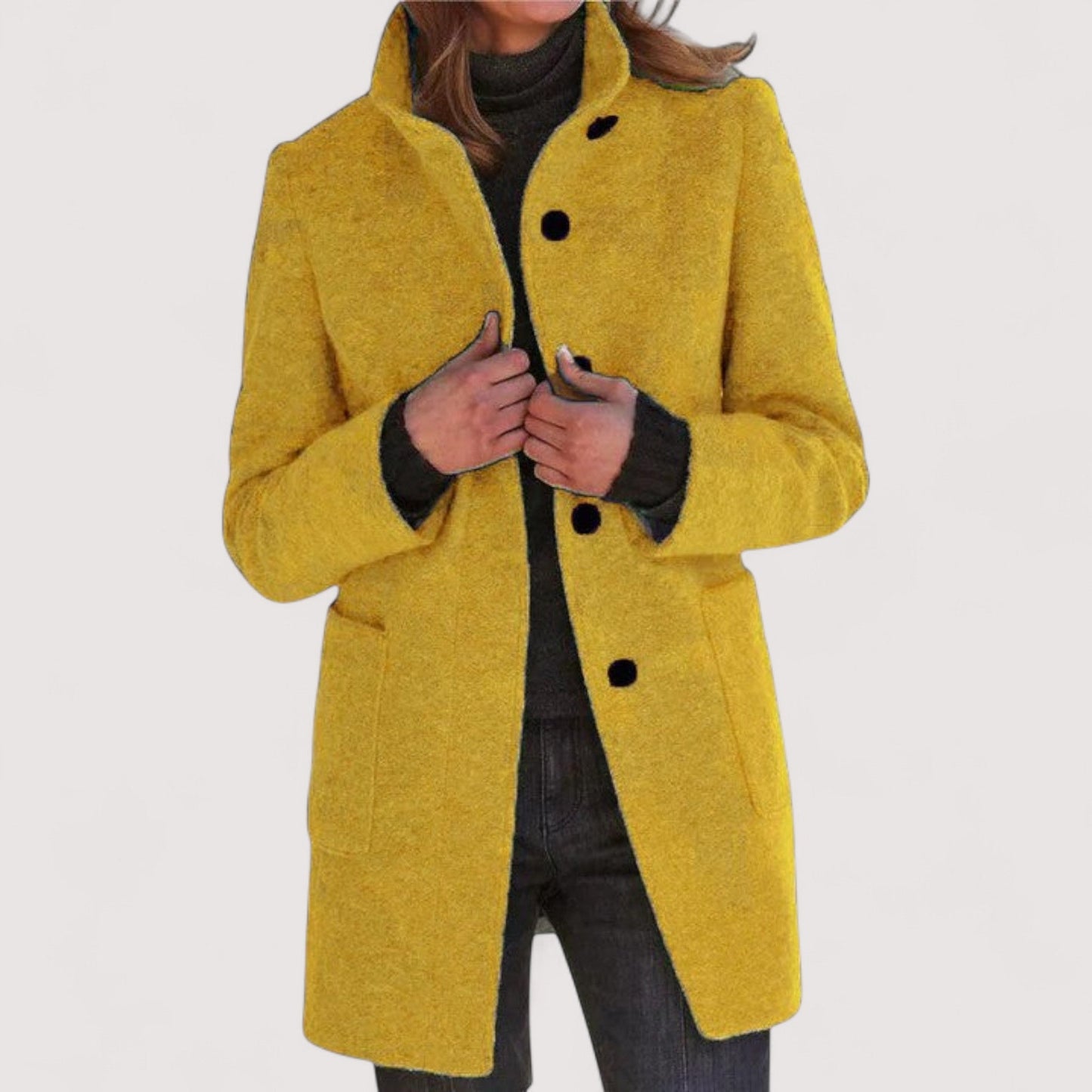 Vera | Amina - Klassischer Mantel aus Wollmix