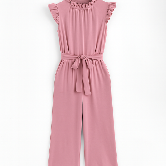 Warmer Frauen Jumpsuit mit ergonomischem Gürtel für Winter