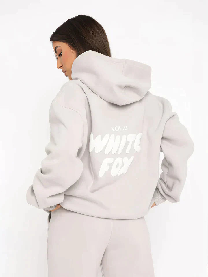 ErnestiKapuzenpullover Set für Damen mit modernem Rückendetailna