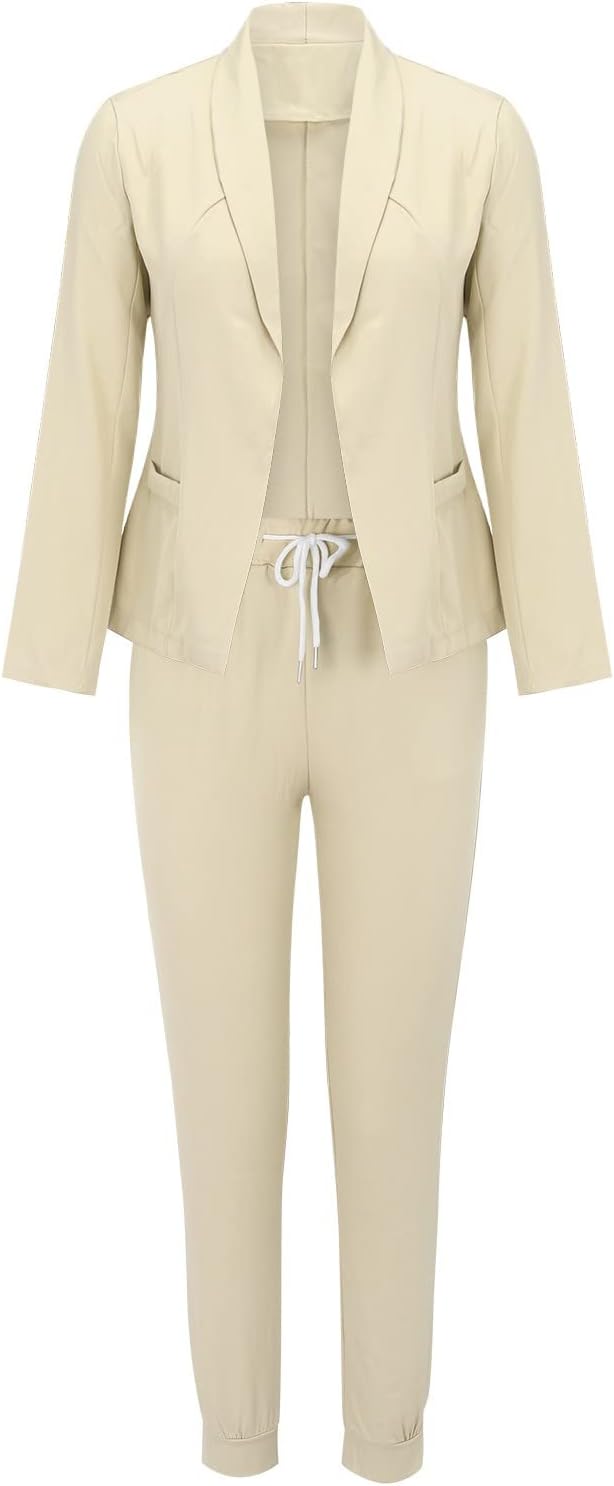 Sets Damen Blazer Hose Kombination für Büro und Freizeit