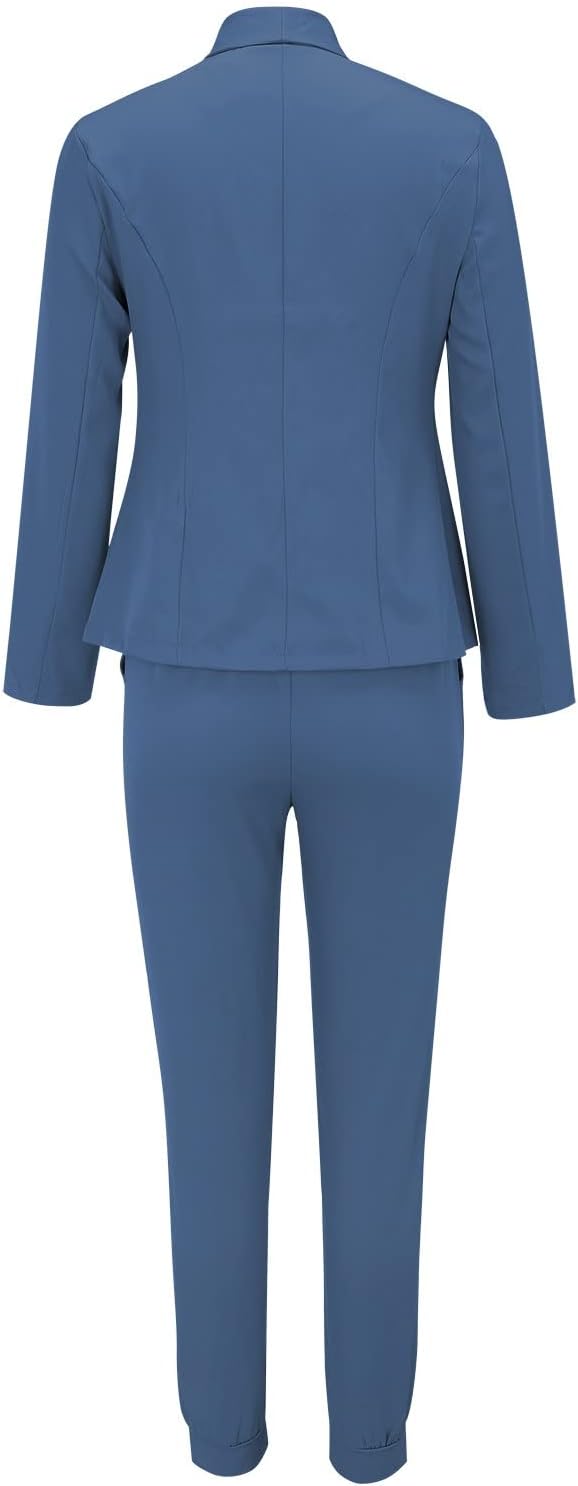 Sets Damen Blazer Hose Kombination für Büro und Freizeit