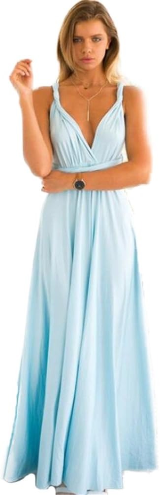 Kleid Lang Rückenfrei Elegant in Flieder für besondere Anlässe