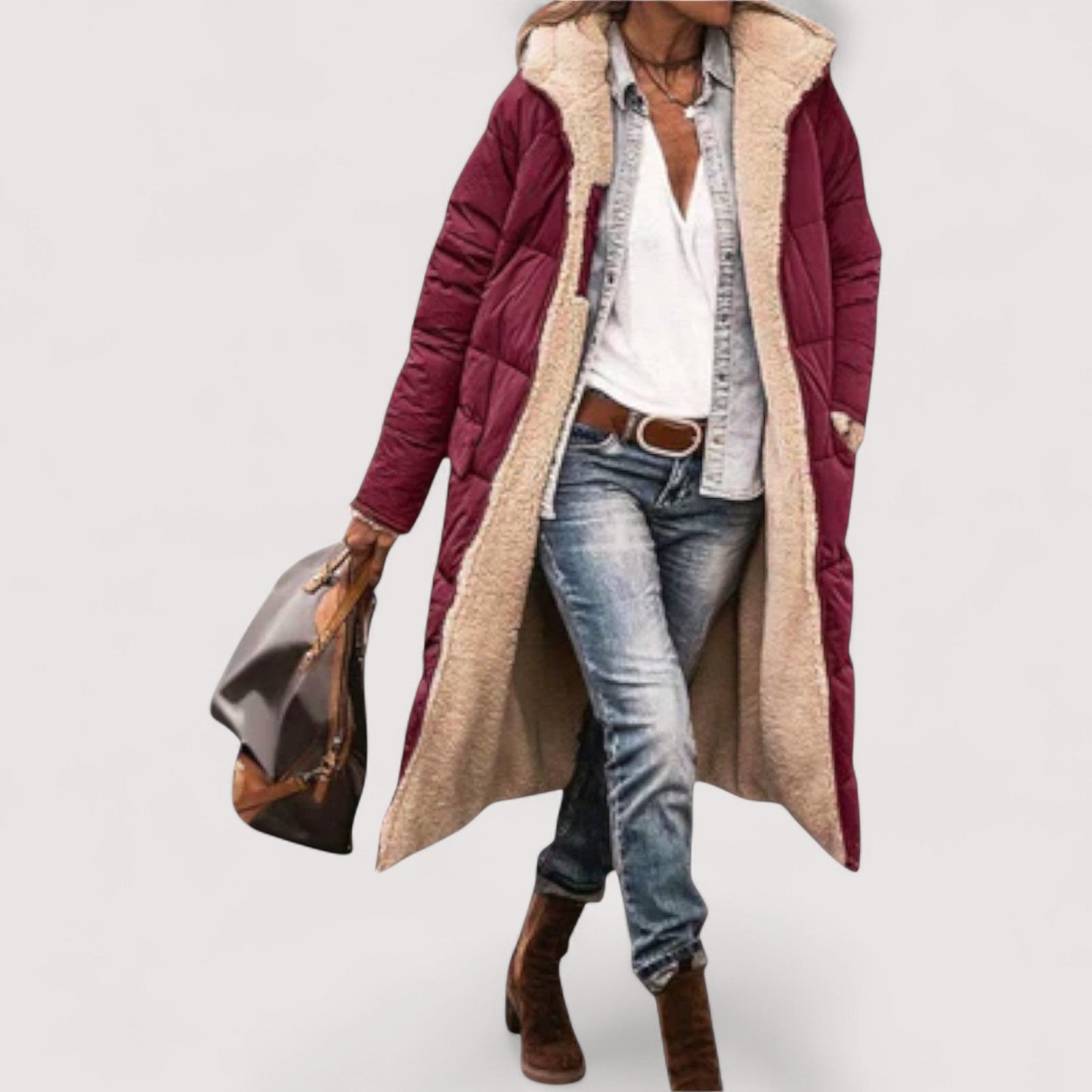 Vera | Kora - Kuscheliger Fell-Futter Mantel