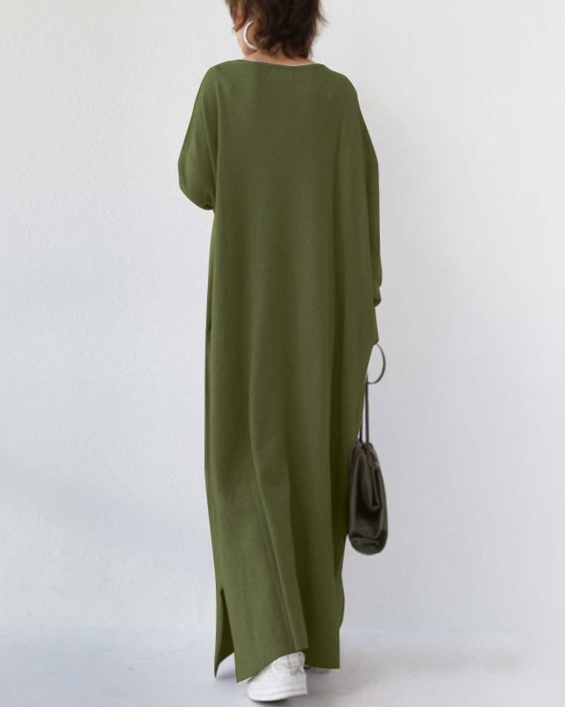 Vera® | Elegantes Langarmkleid mit V-Ausschnitt
