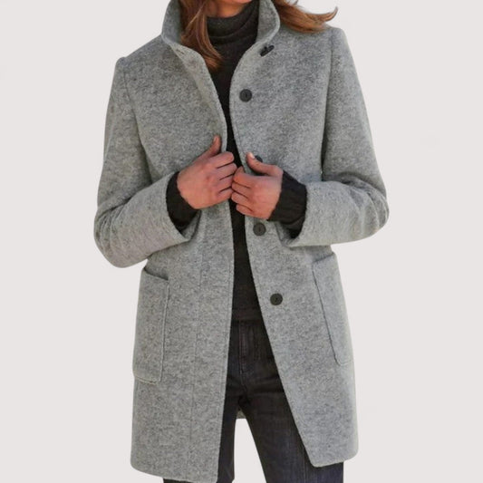 Vera | Amina - Klassischer Mantel aus Wollmix