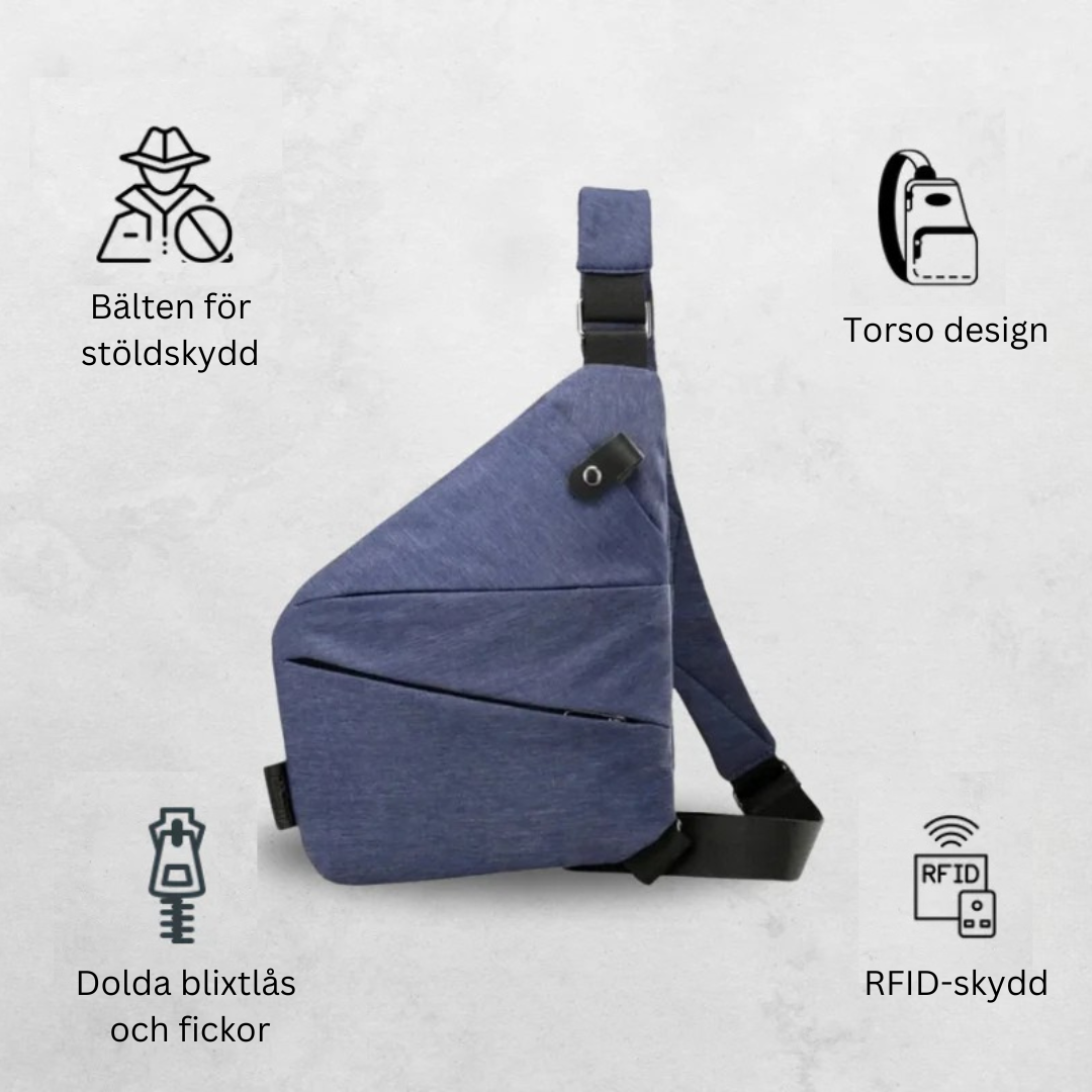 Vera® | Stöldskydd Axelväska – Res lätt, Res Säkert
