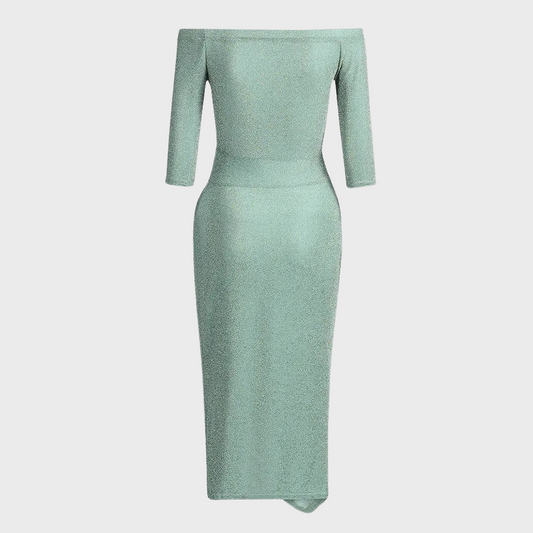 Kleid aus luxuriösen Materialien für elegante Anlässe