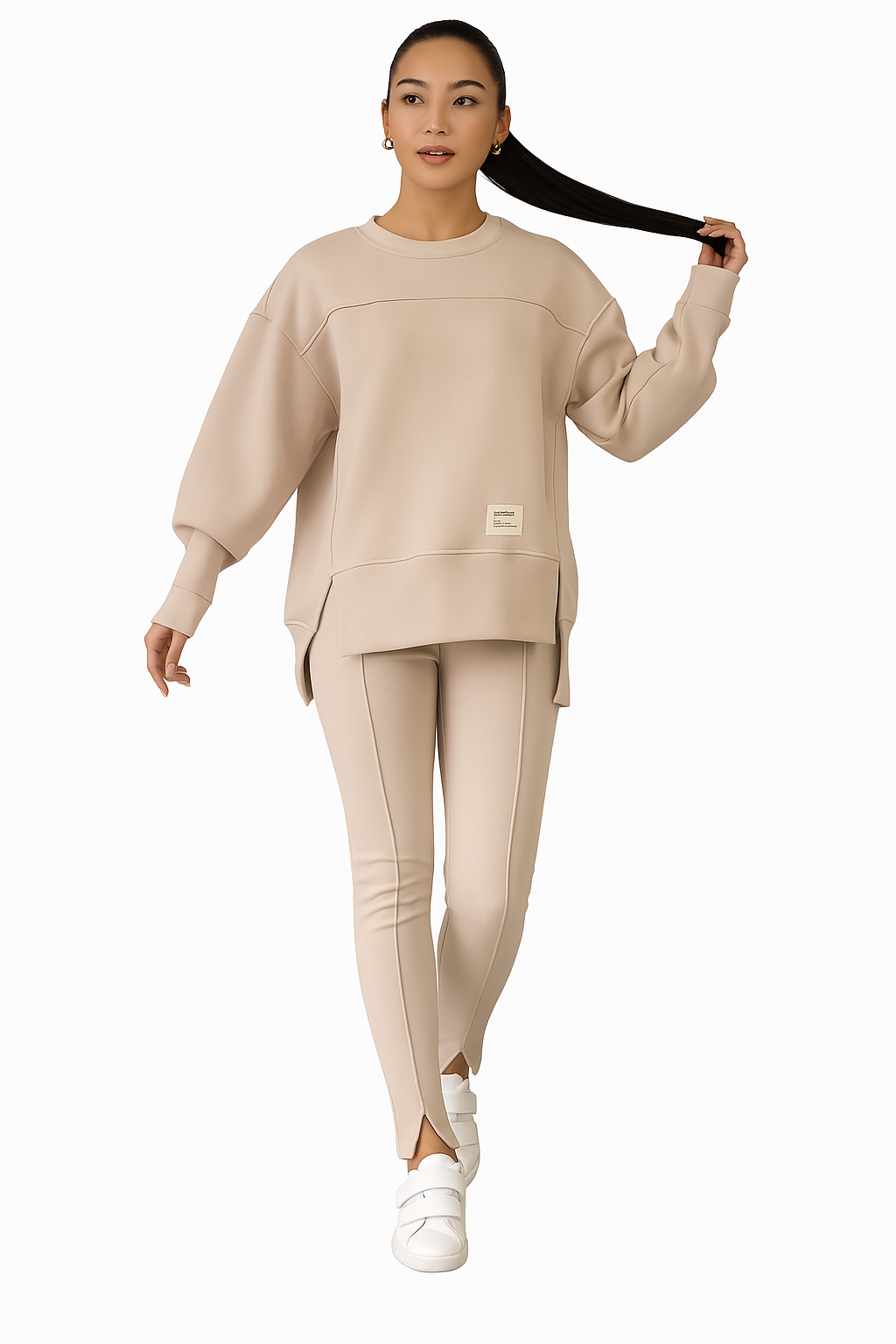 Pullover und Leggings Set modern und bequem für Damen