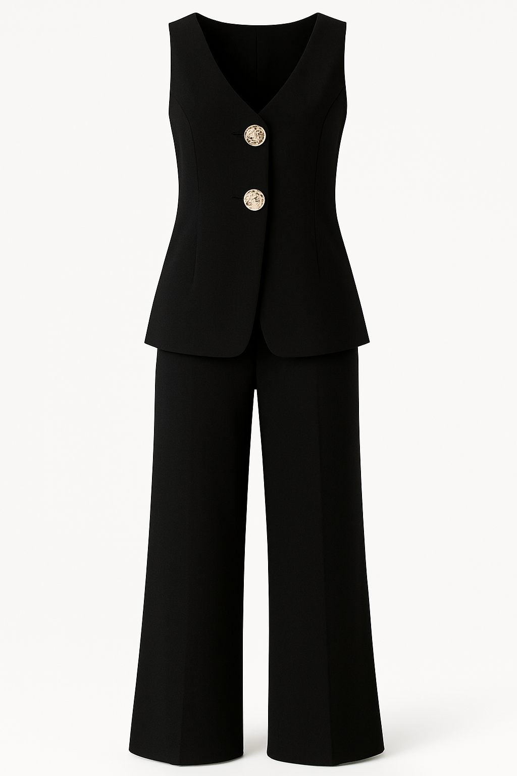 Eleganter Frauen Anzug mit Weste und Hose für Herbst/Winter