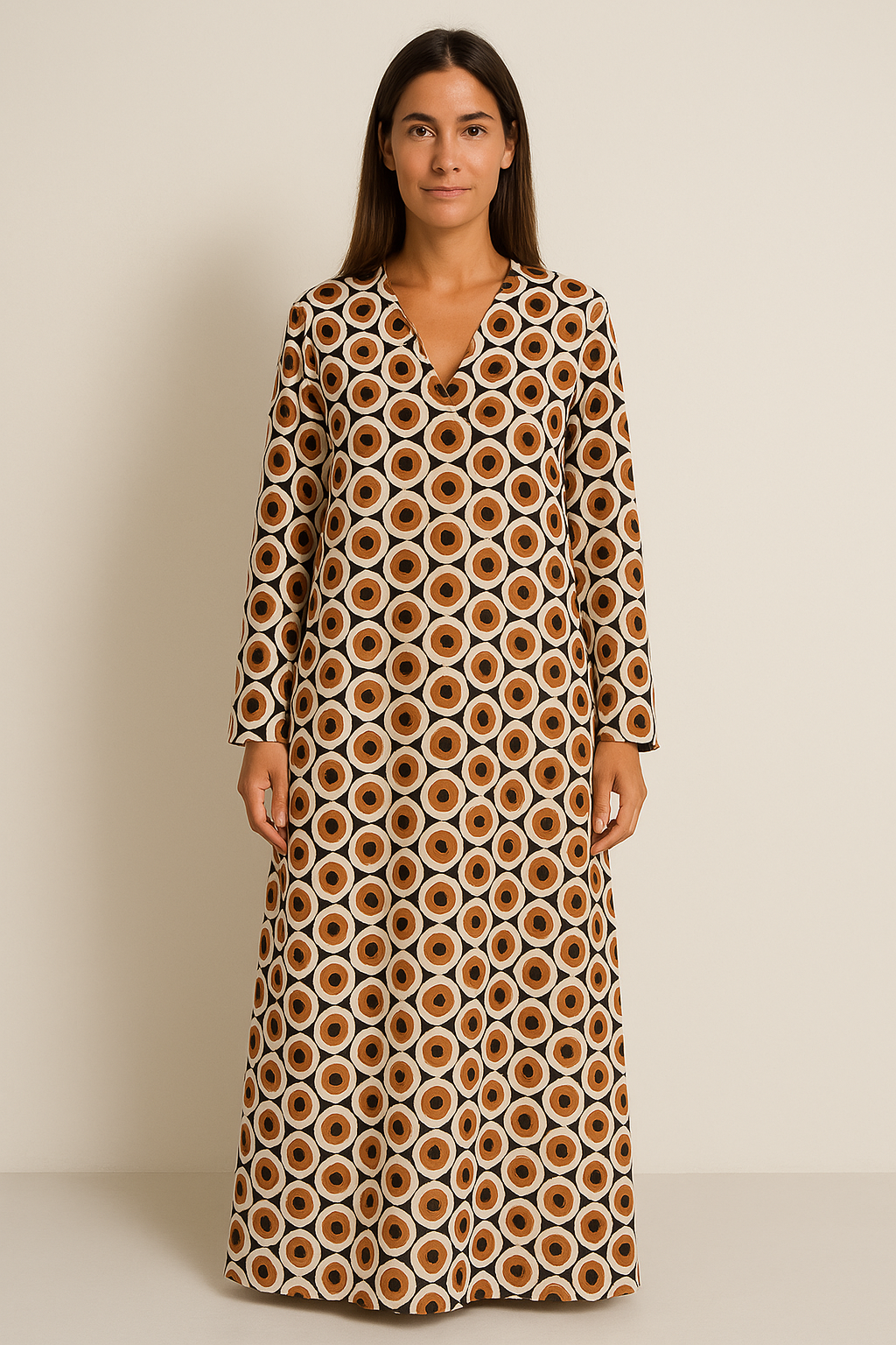 Elegantes Sommerkleid aus Baumwolle für stilvolle Frauen