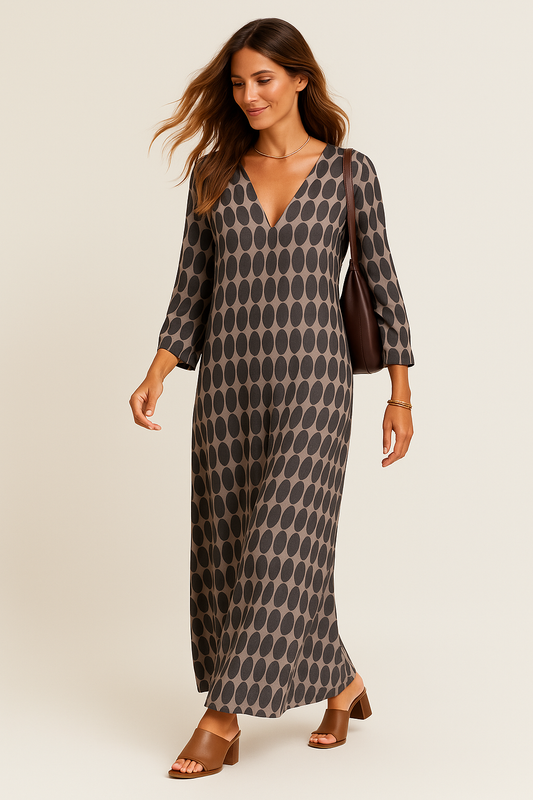 Elegantes Sommerkleid aus Baumwolle für stilvolle Frauen