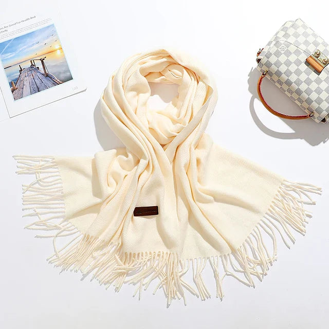 Luxuriöser Baumwolle Schal Frauen - Warm & Elegant für Winter