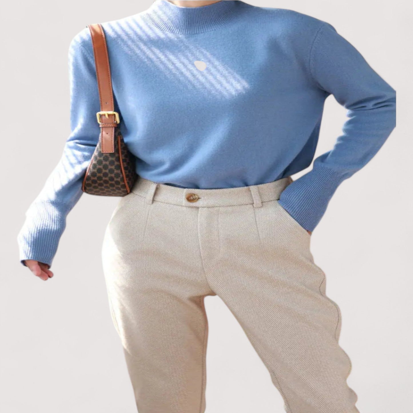 Vera | Helga - Hoch taillierte Slim-Hosen