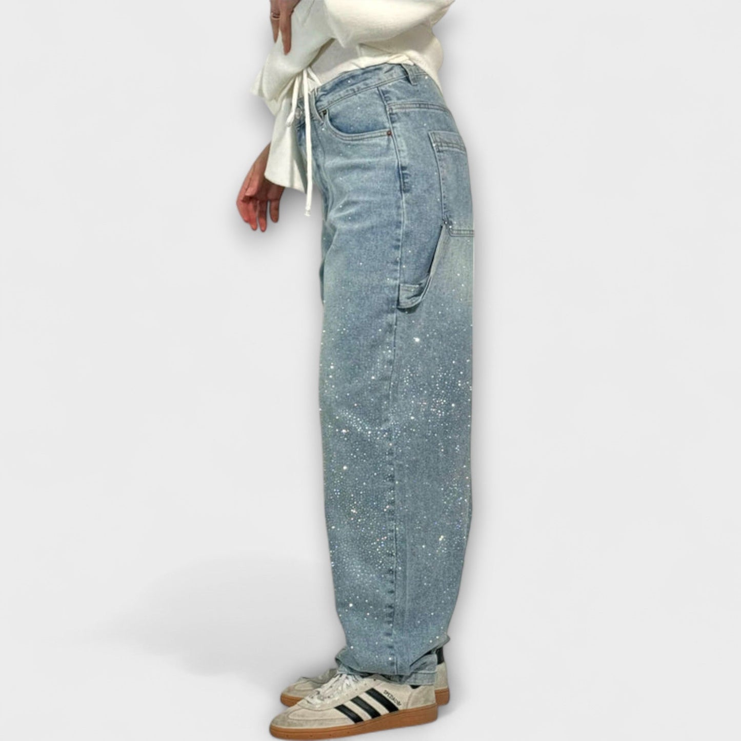Vera | Fable - Shine Denim Jeans im Balloon Carpenter Stil