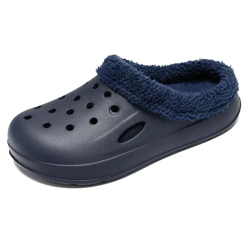 Flipflops mit warmem Wollfutter für Damen und Herren