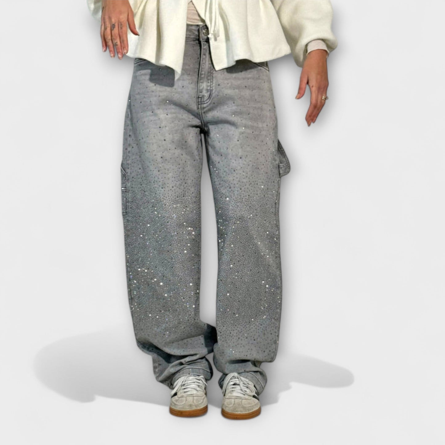 Vera | Fable - Shine Denim Jeans im Balloon Carpenter Stil