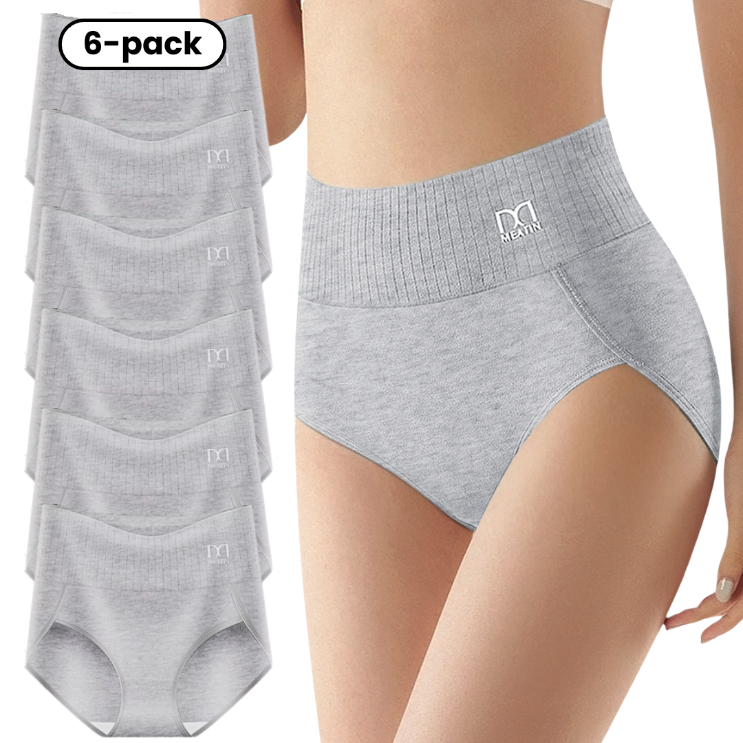 Vera® – Bequemi Hochschnitti Bauchstutz-Hösli (6er Pack)