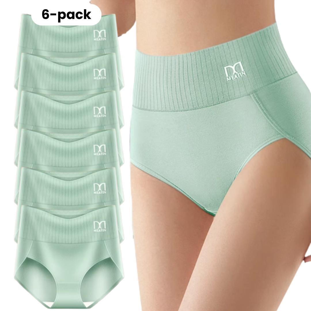 Vera® – Bequemi Hochschnitti Bauchstutz-Hösli (6er Pack)