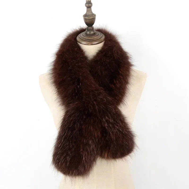 Schal aus edlem Fuchsfell für Damen – stilvoll und warm im Winter