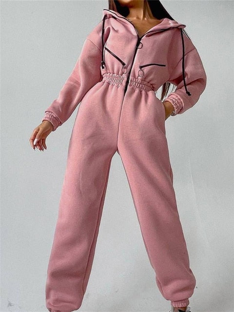 Gemütlicher Jumpsuit für kalte Tage – Stil & Komfort