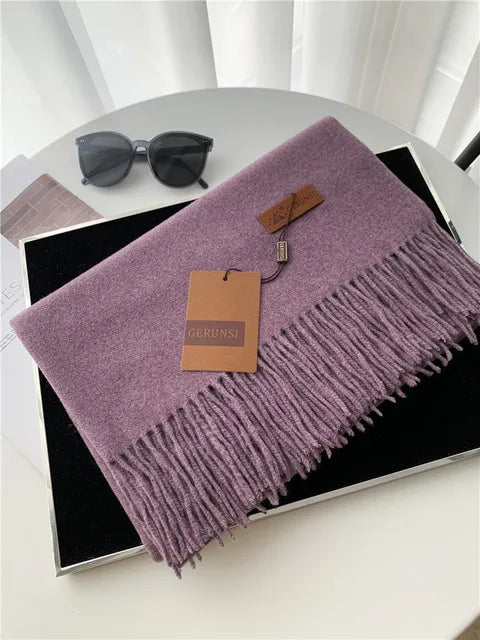 Luxuriöser Baumwolle Schal Frauen - Warm & Elegant für Winter