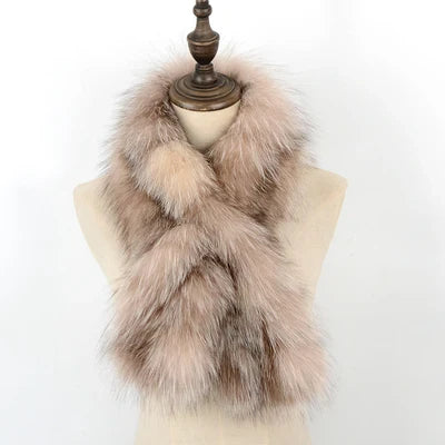 Schal aus edlem Fuchsfell für Damen – stilvoll und warm im Winter