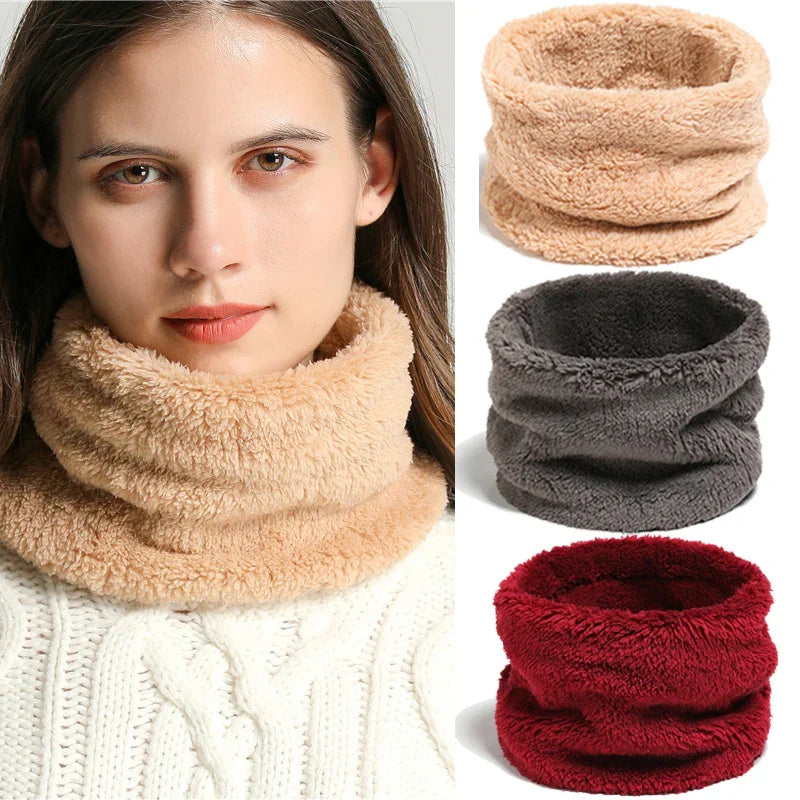 Kuscheliger Infinity-Plüschschal für Frauen – Winterwärme pur
