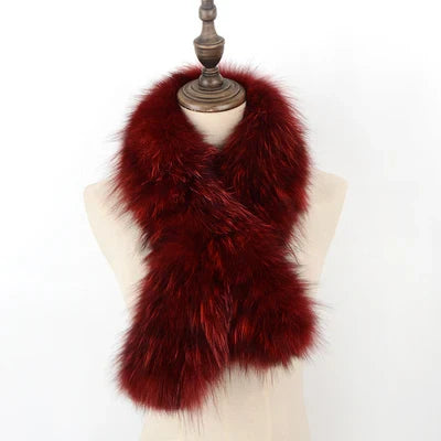Schal aus edlem Fuchsfell für Damen – stilvoll und warm im Winter