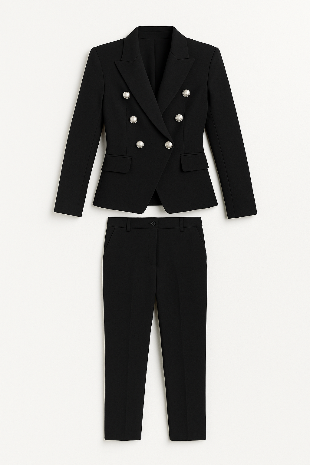 Sets Damen Zweiteiler Elegant Blazer und Hose in vielen Farben