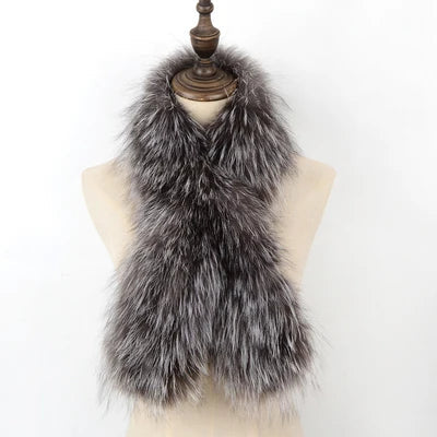 Schal aus edlem Fuchsfell für Damen – stilvoll und warm im Winter