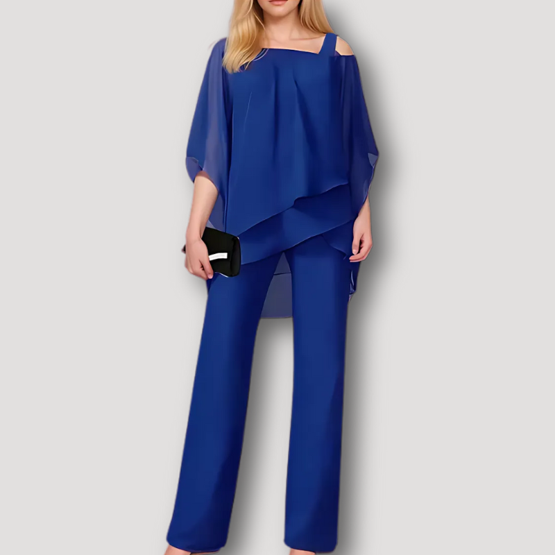 Sets für besondere Anlässe mit eleganter Chiffon-Hose