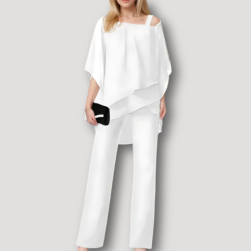 Sets für besondere Anlässe mit eleganter Chiffon-Hose