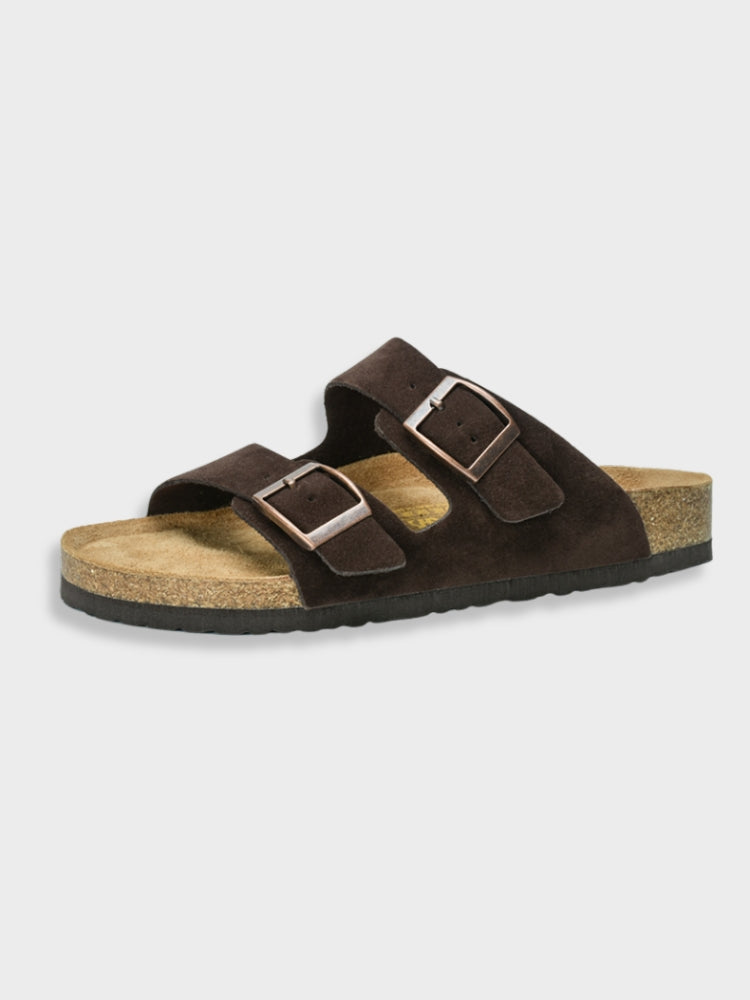 Sandalen aus Wildleder im Old-Money-Stil für Unisex