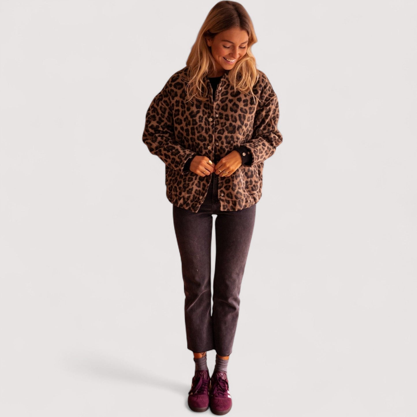 Vera | Paulina Trendige Leopardenjacke