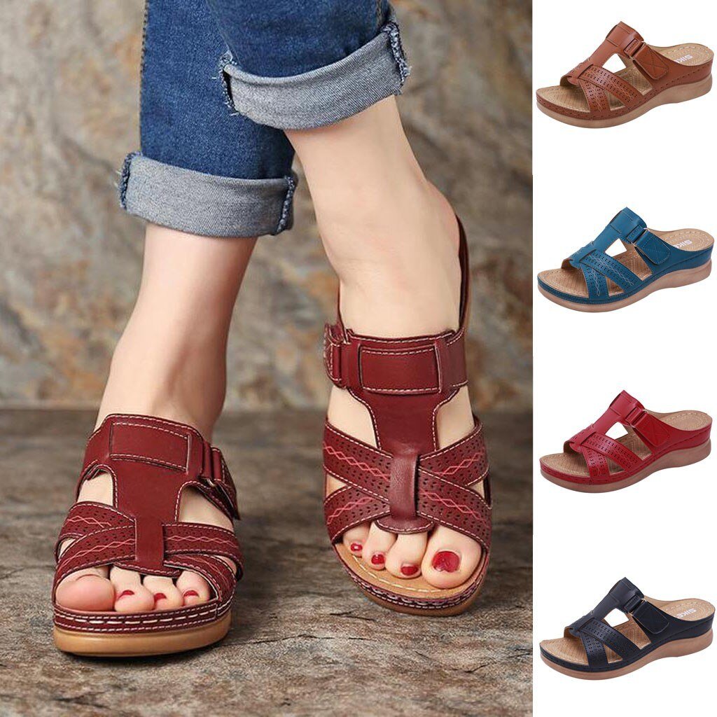 Eleanor Damen Komfort-Sandalen: Geflochten, Elegant, Bequem