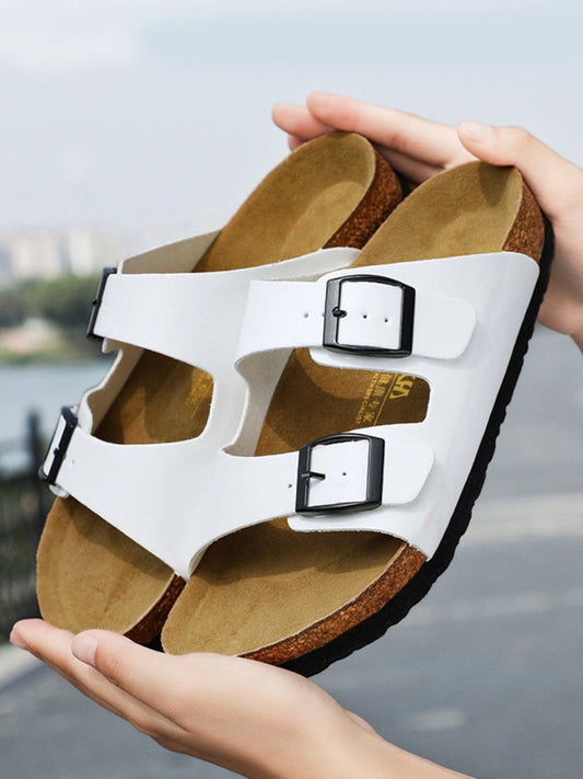 Sandalen aus Wildleder im Old-Money-Stil für Unisex