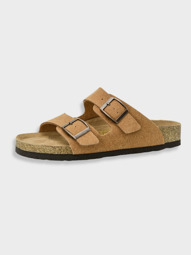 Sandalen aus Wildleder im Old-Money-Stil für Unisex