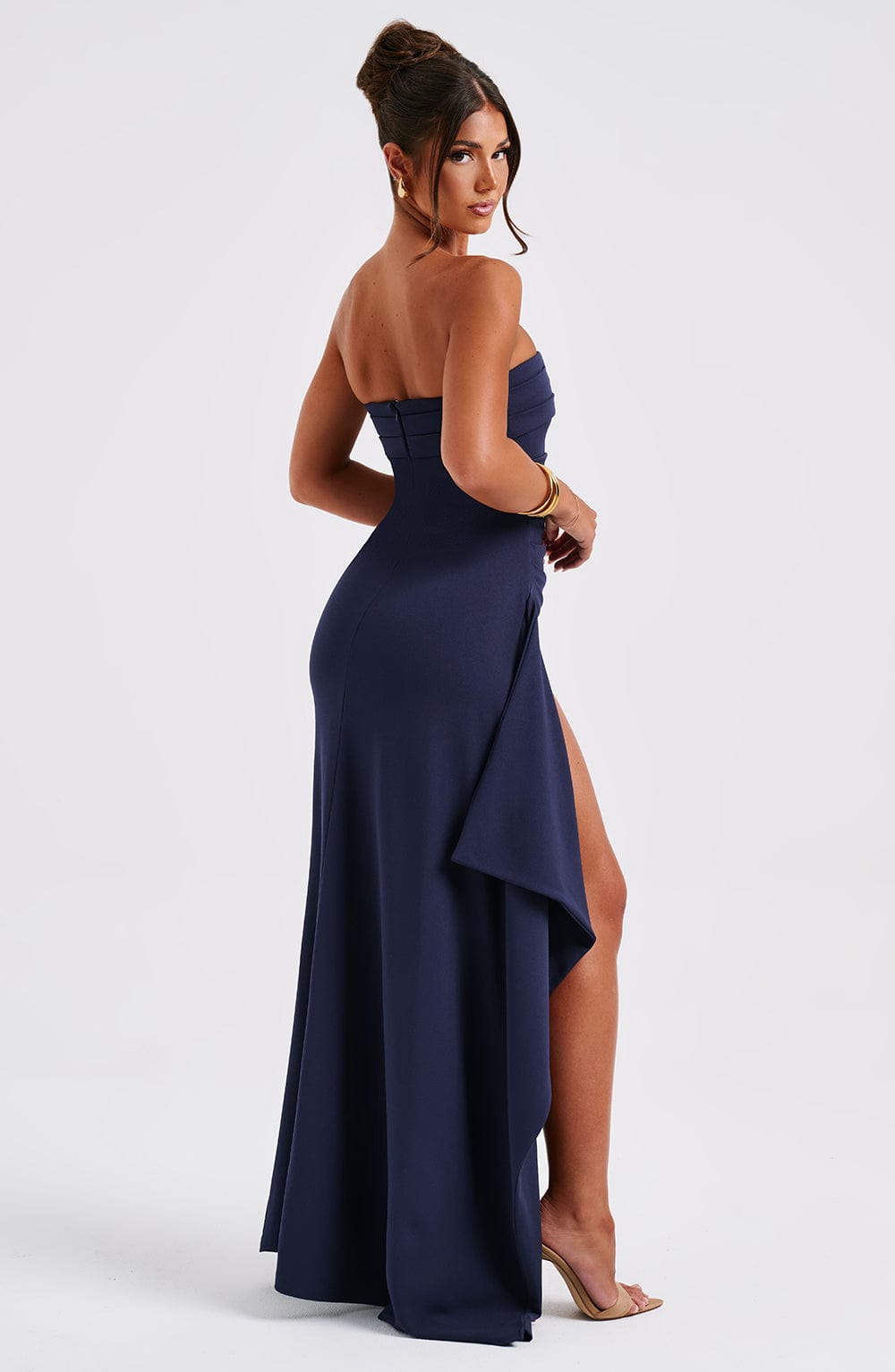 Elegantes Navyblau Maxikleid für Stilbewusste Damen