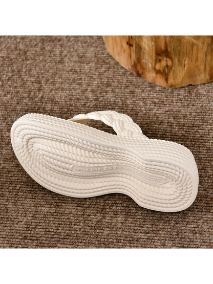 Sandalen mit geflochtenem Muster und weicher, dicker EVA-Sohle