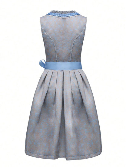 Sets für das Oktoberfest in traditionellem Stil mit Dirndl