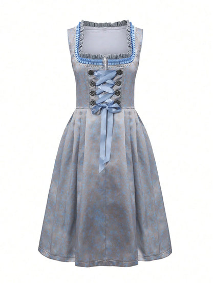 Sets für das Oktoberfest: Traditionelle Dirndl in 2 Teilen