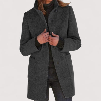 Vera | Amina - Klassischer Mantel aus Wollmix